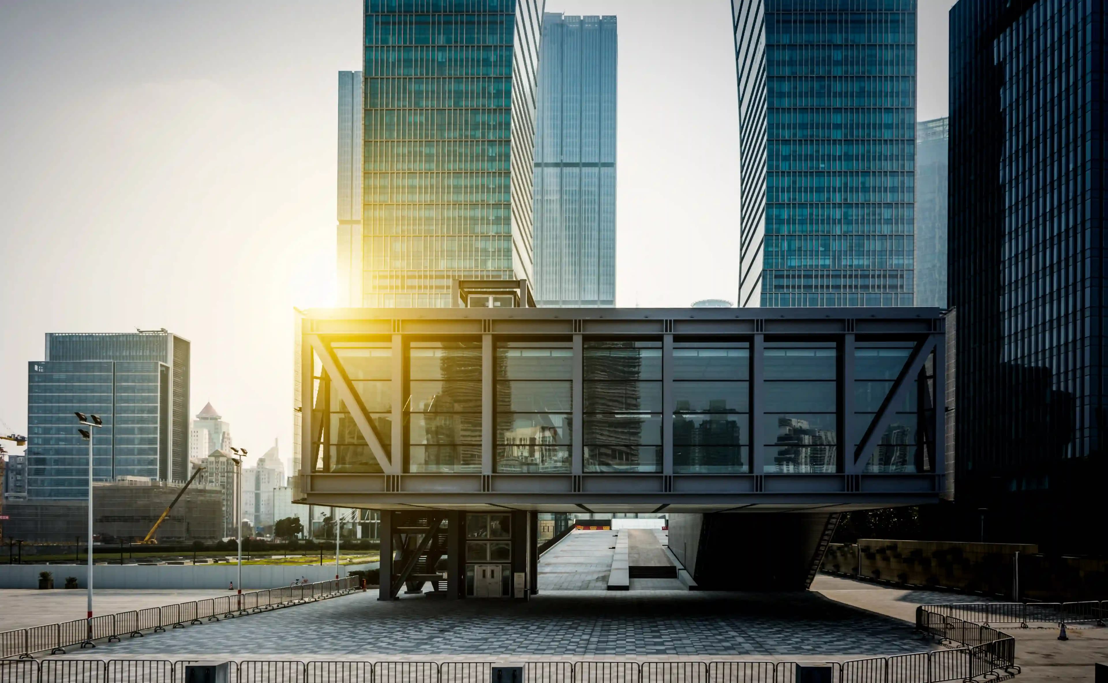 Modern business center